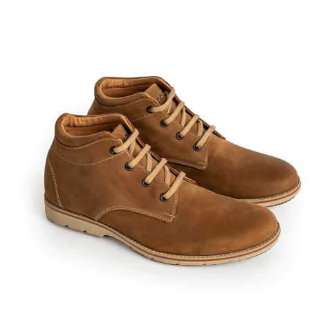 Bota Corta Casual James Bot 2 Cuero Vacuno Engrasado Brown