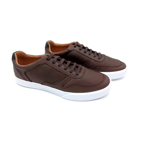 Zapatilla Urbana Vulk Zap 0 Cuero Vacuno Soft Chocolate - comprar online