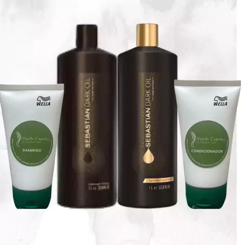 Shampoo e Condicionador Sebastian Dark Oil Fracionados