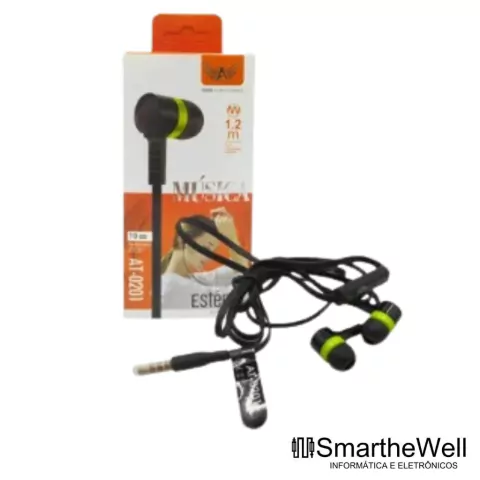 FONE DE OUVIDO COM MICROFONE ANTI-QUEBRA ALTOMEX