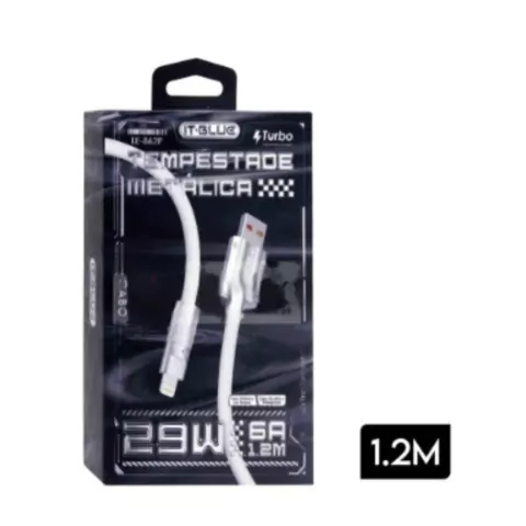 CABO DE DADOS USB PARA IPHONE 29W 1.2M