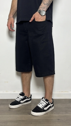 BERMUDA BAGGY NEGRA - comprar online