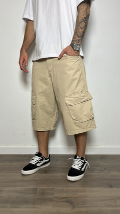 BERMUDA BAGGY CARGO BEIGE - comprar online