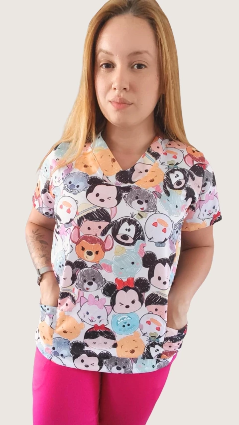 BLUSA SCRUB TEMÁTICO - comprar online