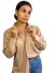 Camisa em Linho Misto Bege LIZ - GAIA