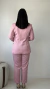 Calça em Alfaiataria Rosa Claro DUNIA - loja online