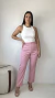 Calça em Alfaiataria Rosa Claro DUNIA - comprar online