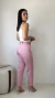Calça em Alfaiataria Rosa Claro DUNIA