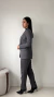 Blazer Alongado em Alfaiataria Cinza MAYA na internet