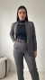 Blazer Alongado em Alfaiataria Cinza MAYA na internet
