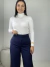 Calça Pantalona em Alfaiataria Marinho ADRI - GAIA
