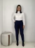 Calça em Alfaiataria Azul Marinho DUNIA - loja online