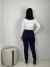 Calça em Alfaiataria Azul Marinho DUNIA - comprar online