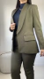 Imagem do Blazer Alongado em Alfaiataria Verde Oliva MAYA