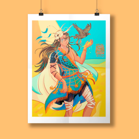 Print Autoral | Cara do Deserto - comprar online