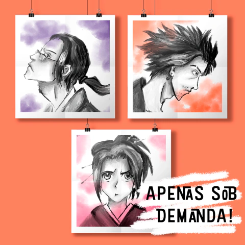 SOB DEMANDA - Trio Prints Samurai Champloo