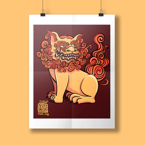 Print Autoral | Shisa - comprar online