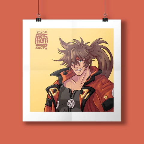 Print Guilty Gear Strive | Sol Badguy - comprar online