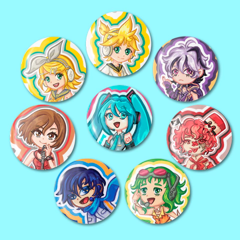 KIT Buttons | Vocaloid - comprar online
