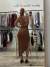 Vestido marrom - comprar online