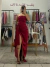 vestido cetim cherry - loja online