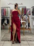 vestido cetim cherry