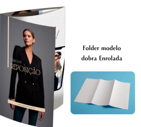 Panfletos 14x20cm - Papel Couchê 90g. - Colorido - (cópia)