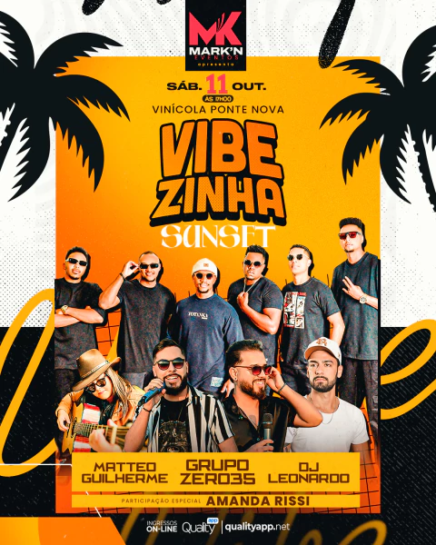 Vibezinha Sunset - 4ª Edição - Ingresso + Taxas - comprar online
