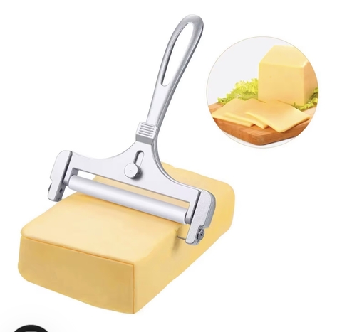 Fatiador de Queijo Profissional – Espessura Regulável e Fio de Aço - comprar online