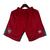 short do fluminense-viagem-2023/2024-23/24-2023-2024-masculino-masculina-umbro-grená e Verde-marcelo-cano-ganso-jhon arias-parte da frente 