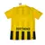 Verso da camisa titular do Borussia Dortmund 2012/2013, Home, 1, I, retrô, com o nome "DORTMUND" em preto abaixo do número dos jogadores. Design icônico da camisa amarela com listras pretas horizontais, representando a temporada histórica da Champions Lea
