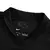 Detalhe do interior da gola da camisa Away II Barcelona 2024/2025 reserva masculina preta com bandeira da Catalunha estilizada e gola mini-polo – R10STORE.