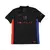 Camisa Barcelona reserva away II masculina preta 2024/2025 Coldplay Moon Music frente, design exclusivo com logo do álbum Moon Music e escudo centralizado.