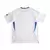 Verso da camisa titular do Leeds United 2024/2025, modelo masculino, com detalhes em azul sobre fundo branco e logo da Adidas.
