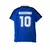 Verso da Camisa Reserva Argentina 1994 Adidas Away II Masculino, retrô, azul e preta, com o icônico número 10 de Diego Maradona, usada na Copa do Mundo FIFA 1994 – design vintage das Três Listras da Adidas e material sustentável.Verso da Camisa Reserva Ar
