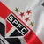 Camisa São Paulo 2007/2008 titular masculina escudo centralizado, listras vermelha e preta, retro home I.
