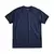 Verso da camisa titular home PSG I 2024/2025 azul e vermelha masculina, versão oficial e original, Paris Saint-Germain, uniforme de futebol, bandeira da França estilizada, numeração branca, tecido respirável, gola redonda, estilo urbano, coleção 2024/2025