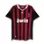 camisa milan home titular 1 I 2009/2010 Retrô masculino masculina adidas vermelho vermelha preto preta Ronaldinho gaúcho alexandre pato pirlo parte da frente