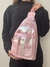 Morral Fashion Tornasol Rosa Lineal