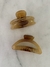 Broche Semi Degrade Amarillo
