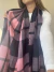 Bufandon Cuadrille Azul Rosa - Pinna Accesorios