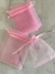 Bolsa Organza Rosa Intermedia x50 - comprar online