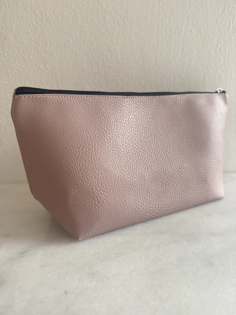 Neceser Cuerina Pleno Rosa Viejo