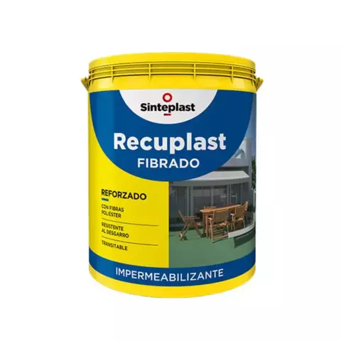 Recuplast Fibrado Membrana Impermeabilizante Transitable 10 Kg - comprar online