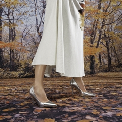 Stilettos Plata metalizado - comprar online