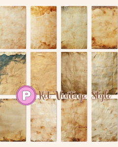 Papeles Digitales + Cliparts VINTAGE STYLE en internet