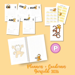 Planners + Cuadernos GARFIELD (Archivos Digitales) - (copia) - buy online