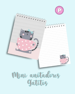 Mini anotadores GATITOS (Archivos Digitales) - comprar online