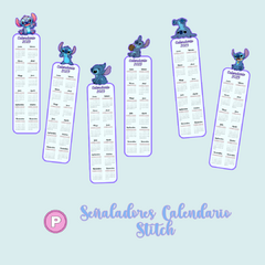 SEÑALADORES CALENDARIO 2025 - STITCH (Digitales) en internet