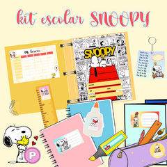 Kit escolar completo SNOOPY (Archivos Digitales) - comprar online